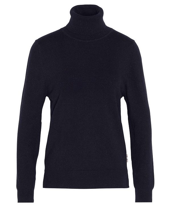 Barbour Pendle Roll-neck Jumper Black | BABO89730