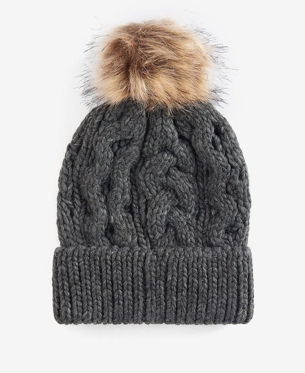 Barbour Penshaw Cable-knit Beanie Navy | BABO90045