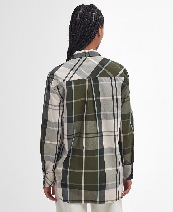 Barbour Perthshire Long-sleeved Shirt Ancient Loden Tartan | BABO89519