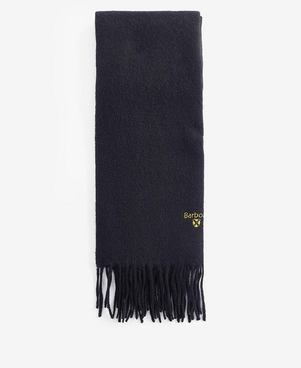 Barbour Plain Lambswool Scarf Seaweed | BABO89105