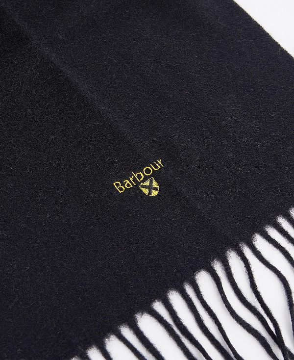 Barbour Plain Lambswool Scarf Seaweed | BABO89105