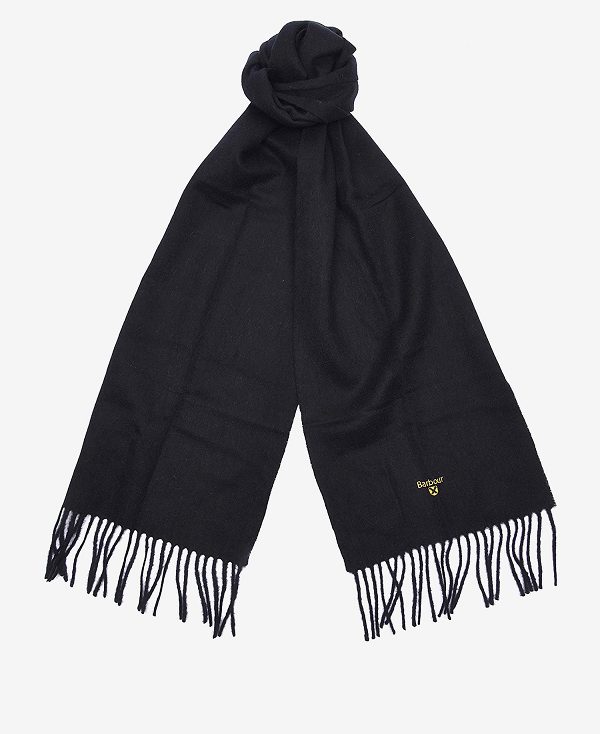 Barbour Plain Lambswool Scarf Seaweed | BABO89105