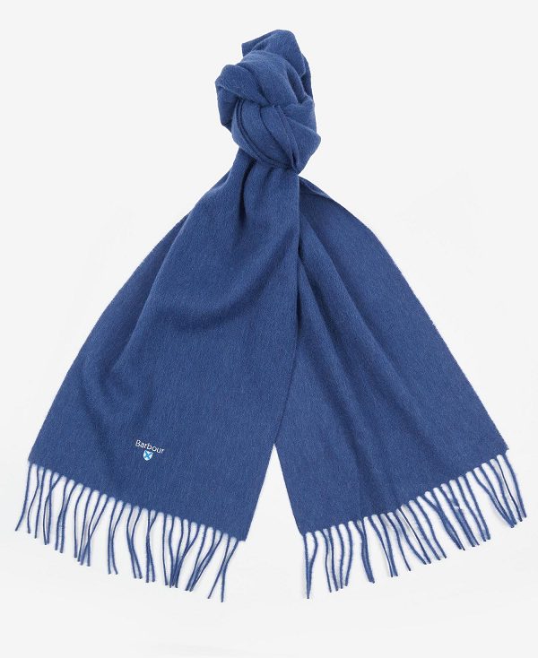 Barbour Plain Lambswool Scarf Seaweed | BABO89107