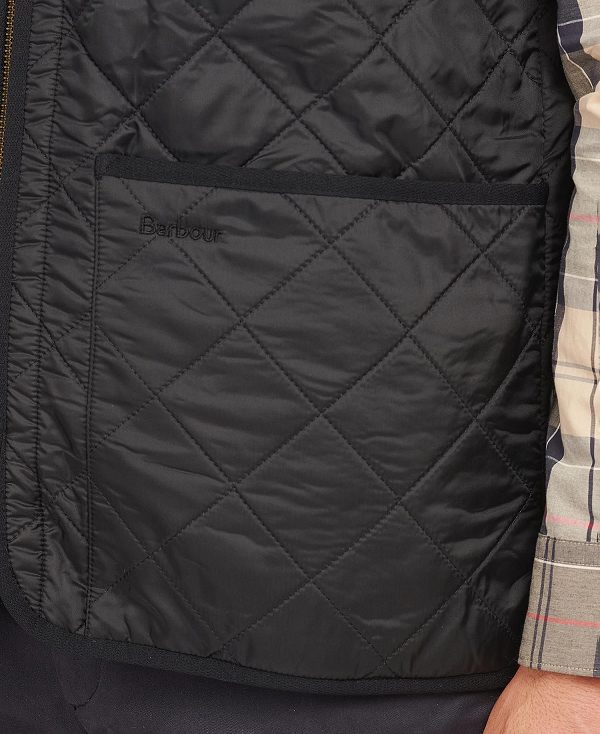 Barbour Polarquilt Zip-in Liner Black | BABO87510