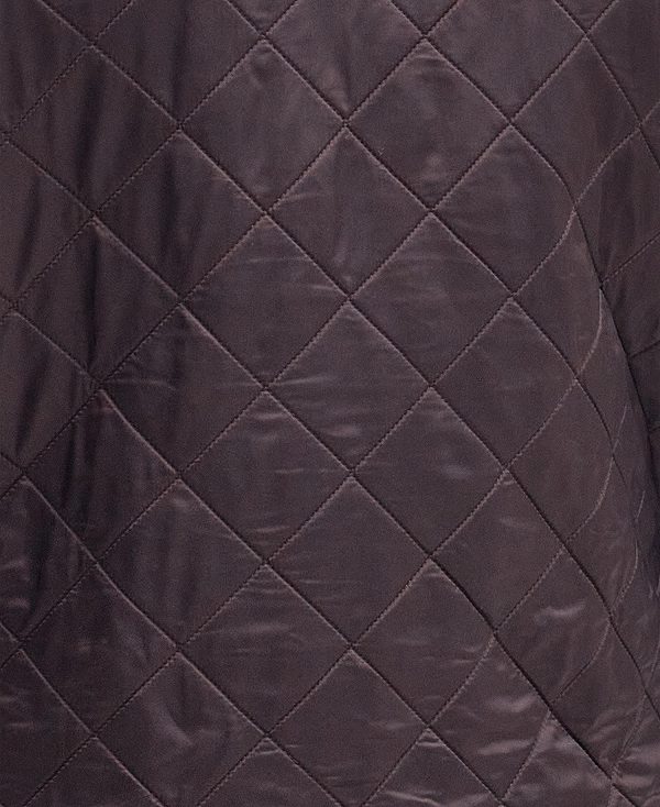 Barbour Polarquilt Zip-in Liner Dark Brown | BABO87509