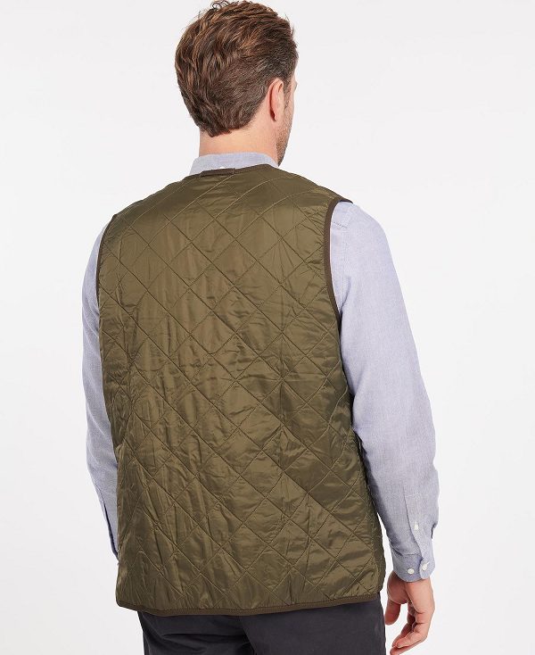 Barbour Polarquilt Zip-in Liner Olive | BABO87517