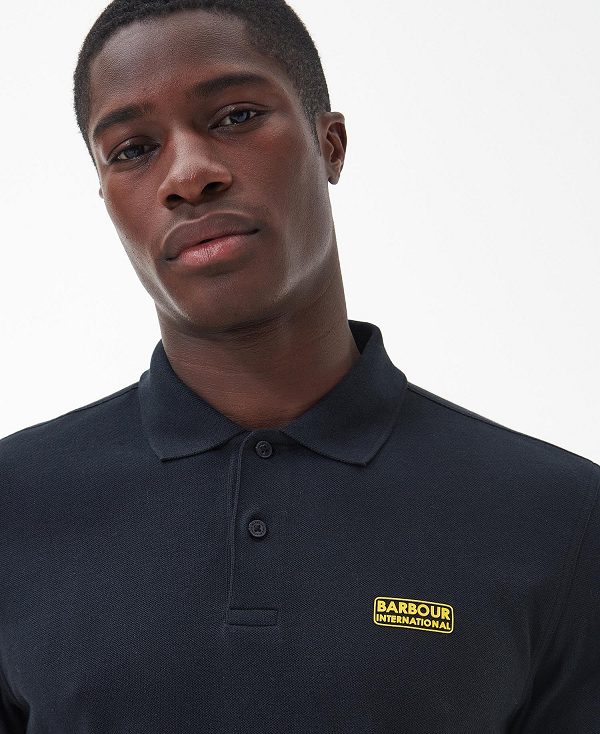 Barbour Polo Shirt Black | BABO88050