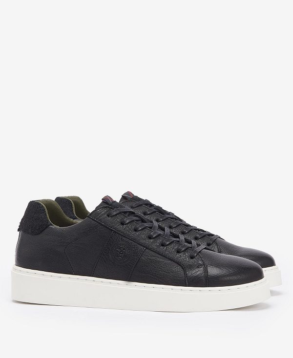 Barbour Ponting Trainers Classic Black | BABO88890