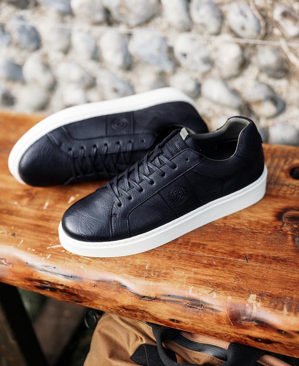 Barbour Ponting Trainers Classic Black | BABO88890