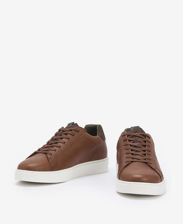 Barbour Ponting Trainers Classic Brown | BABO88889