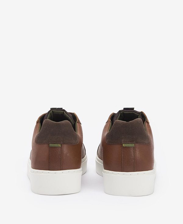 Barbour Ponting Trainers Classic Brown | BABO88889