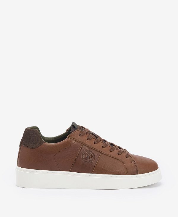 Barbour Ponting Trainers Classic Brown | BABO88906