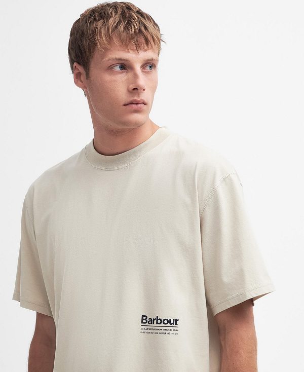 Barbour Portland Oversized T-shirt Mist | BABO88371