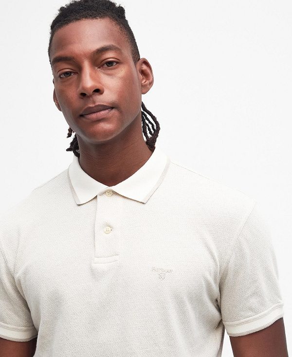 Barbour Powburn Polo Shirt Mist | BABO88128