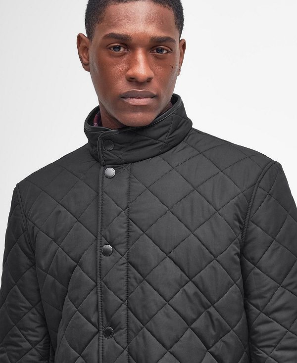 Barbour Powell Quilted Jacket Black | BABO87316