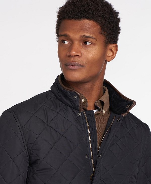 Barbour Powell Quilted Jacket Navy | BABO87343