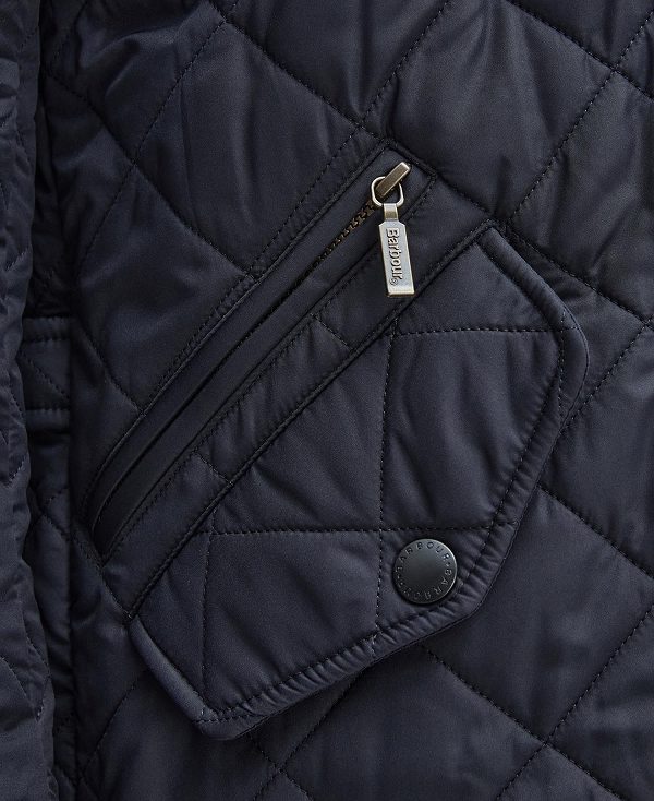 Barbour Powell Quilted Jacket Navy | BABO87343