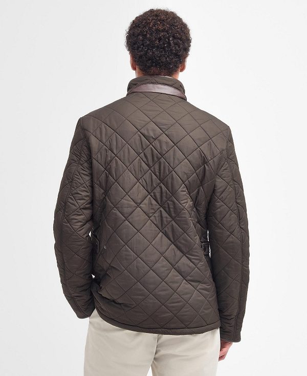 Barbour Powell Quilted Jacket Olive | BABO87342