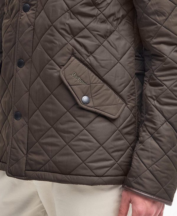 Barbour Powell Quilted Jacket Olive | BABO87342