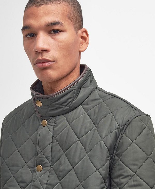 Barbour Powell Quilted Jacket Sage | BABO87397