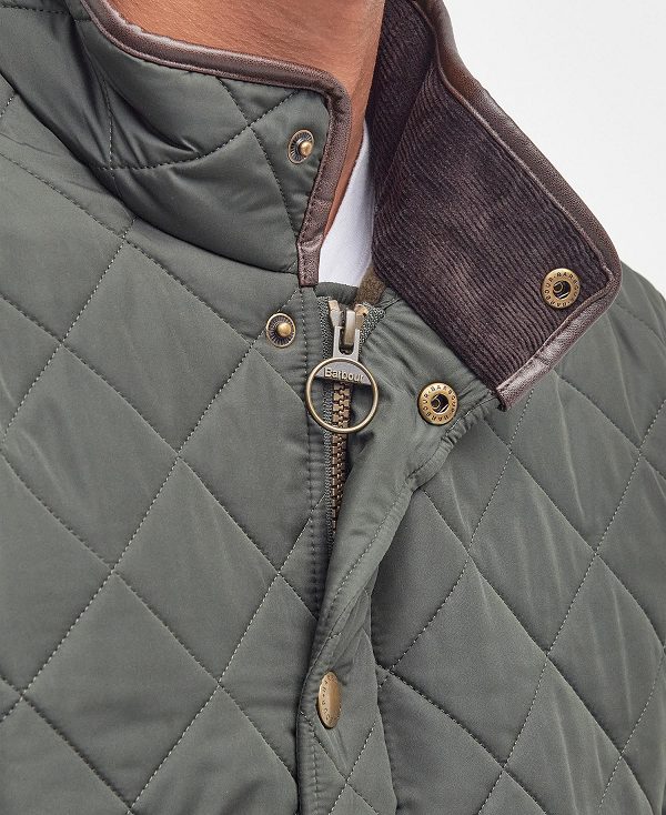 Barbour Powell Quilted Jacket Sage | BABO87397