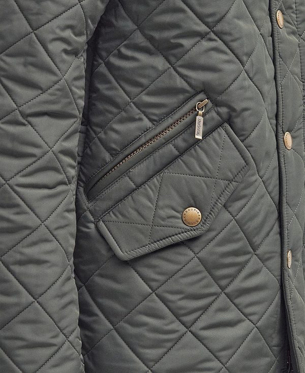 Barbour Powell Quilted Jacket Sage | BABO87397