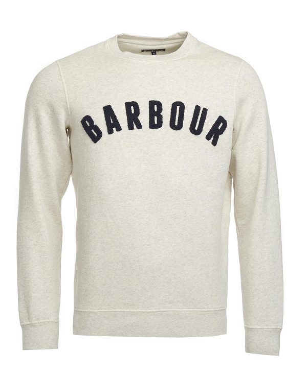 Barbour Prep Logo Sweatshirt Grey Marl | BABO88422