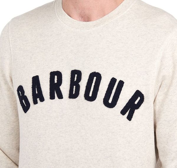 Barbour Prep Logo Sweatshirt Grey Marl | BABO88422