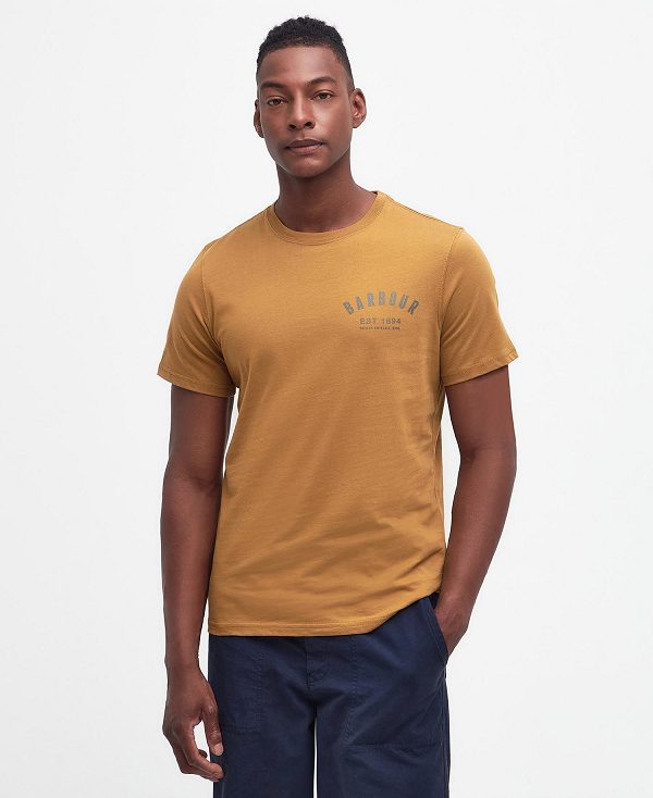 Barbour Preppy T-shirt Cumin | BABO88315