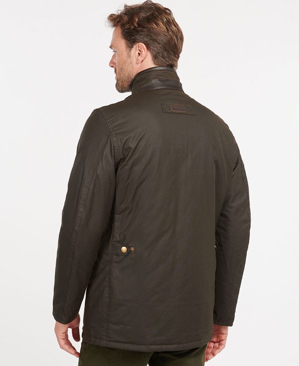 Barbour Prestbury Wax Jacket Olive | BABO87285