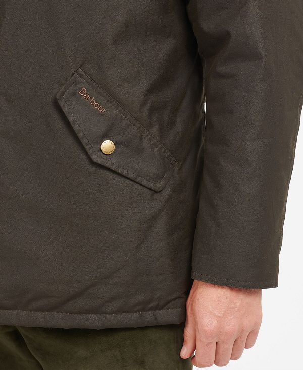 Barbour Prestbury Wax Jacket Olive | BABO87285