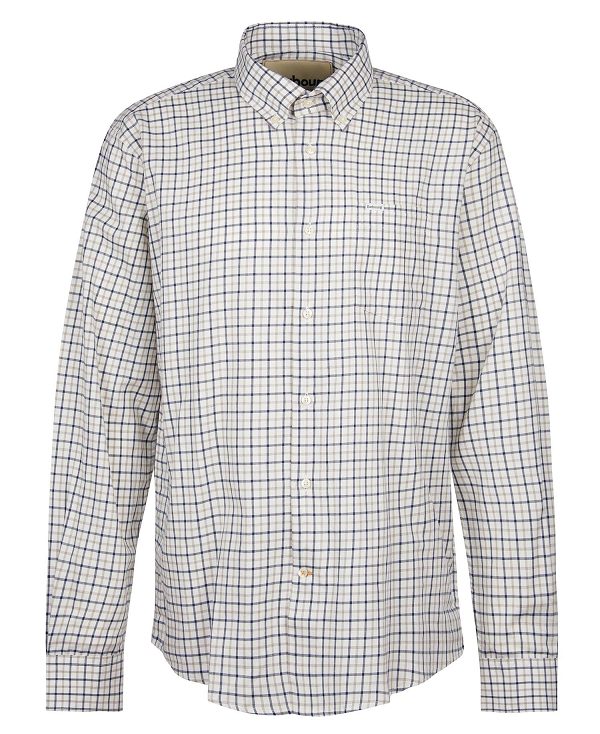 Barbour Preston Shirt Ecru | BABO87909