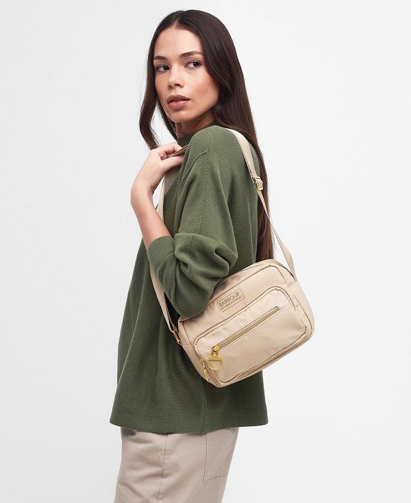 Barbour Qualify Crossbody Bag Beige | BABO89971