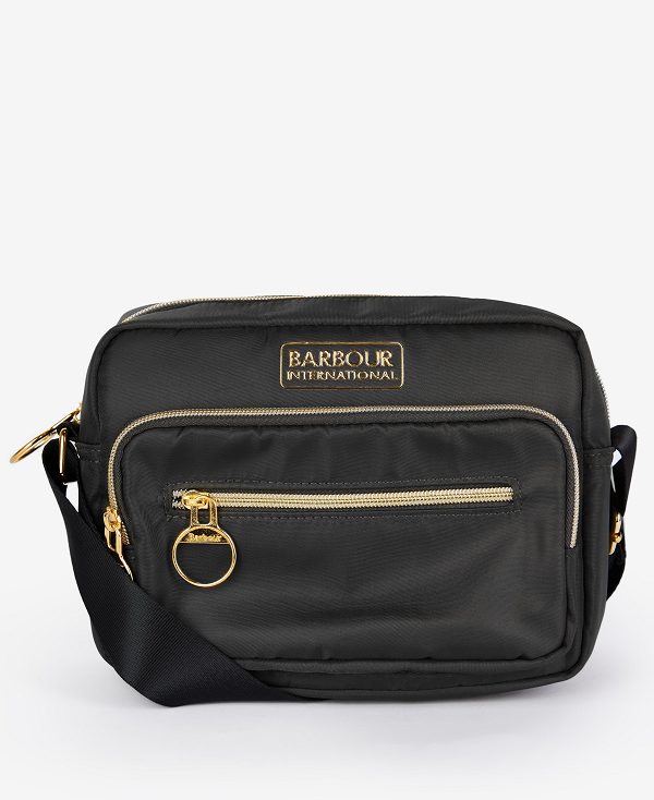 Barbour Qualify Crossbody Bag Classic Black | BABO89950