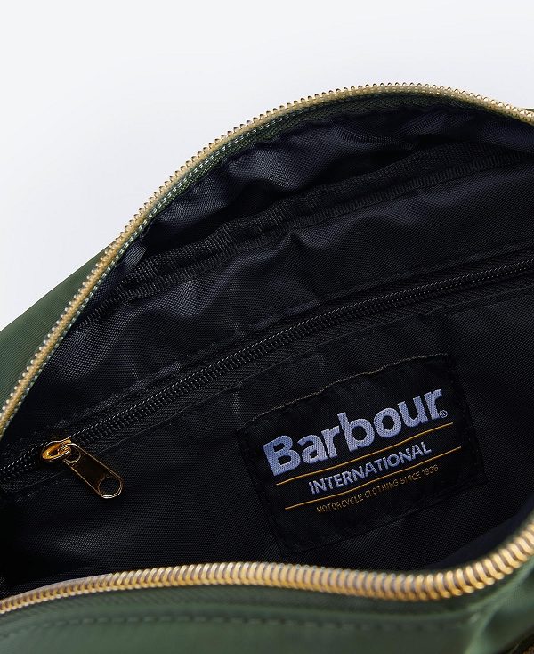 Barbour Qualify Crossbody Bag Smoke Green | BABO89972