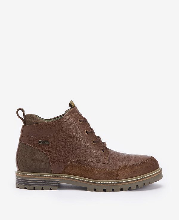 Barbour Quartz Derby Boots Teak | BABO88869