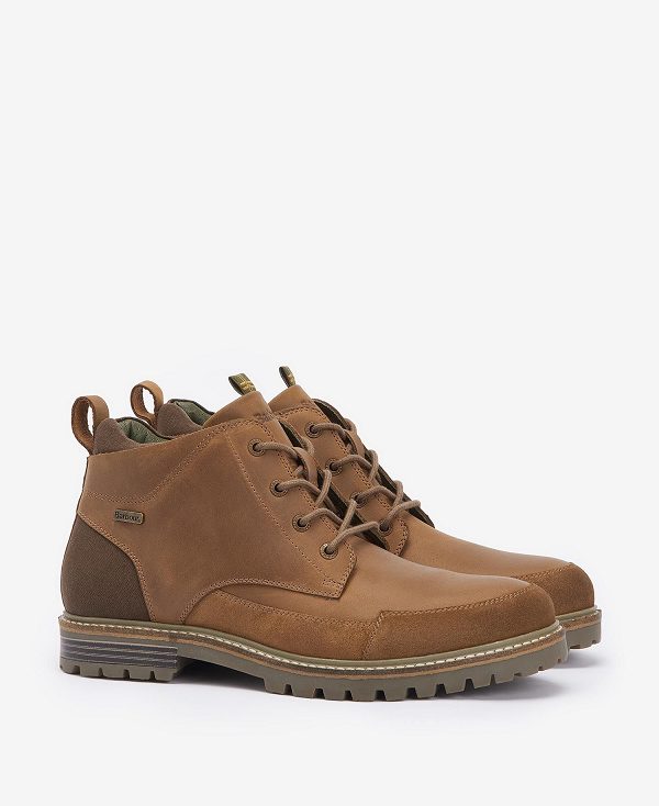 Barbour Quartz Derby Boots Timber Tan | BABO88860