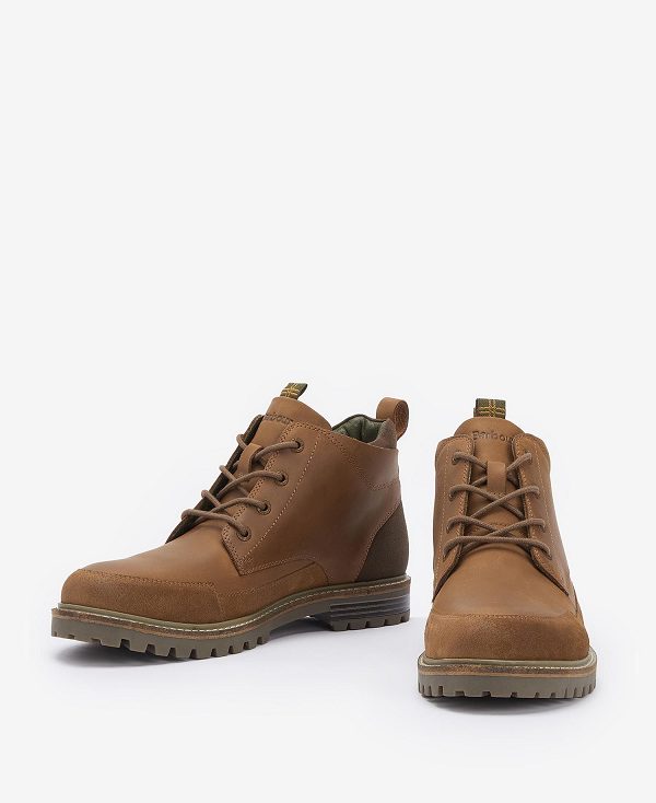 Barbour Quartz Derby Boots Timber Tan | BABO88860