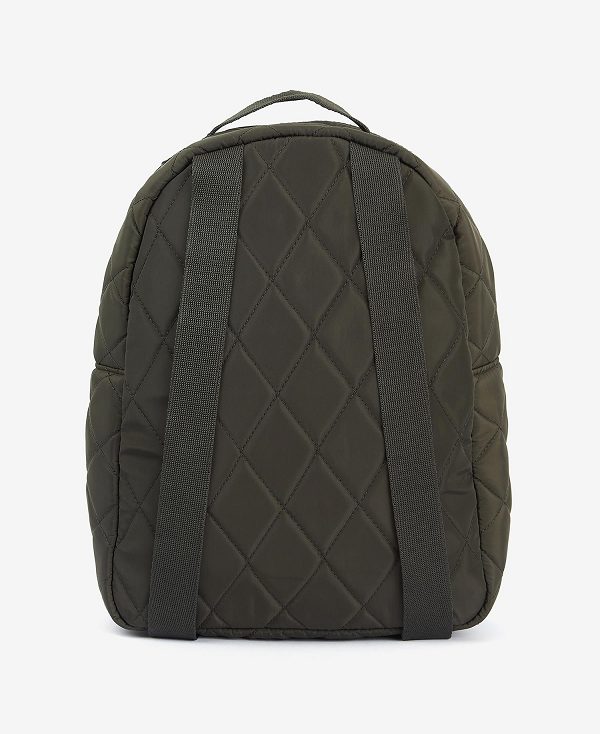 Barbour Quilted Backpack Classic Black | BABO89952