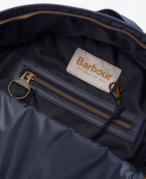 Barbour Quilted Backpack Classic Navy | BABO89974