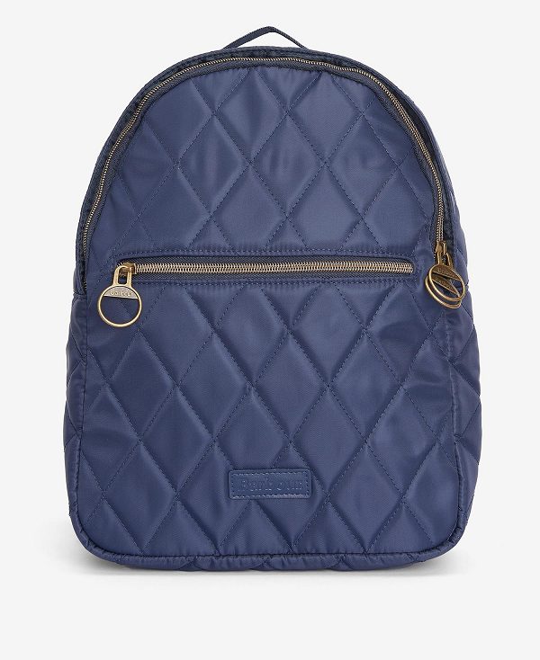 Barbour Quilted Backpack Classic Navy | BABO89974