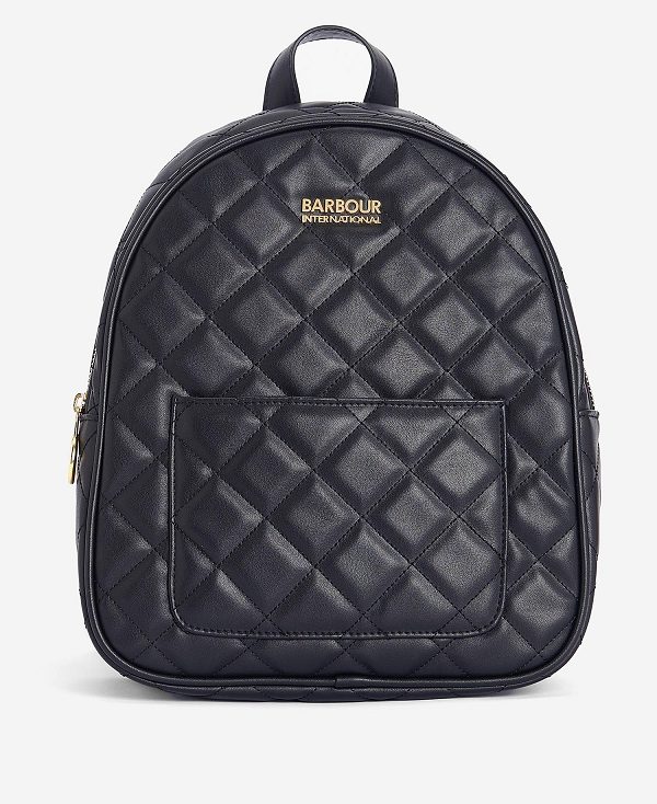 Barbour Quilted Uxbridge Backpack Classic Black | BABO89962