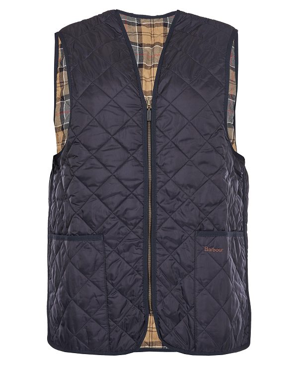 Barbour Quilted Zip-in Liner Navy/Dress | BABO87515