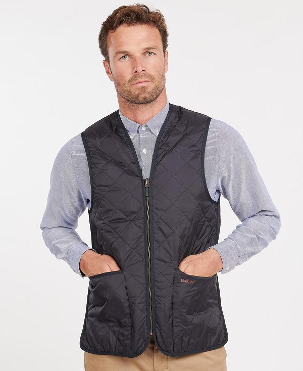 Barbour Quilted Zip-in Liner Navy/Dress | BABO87515