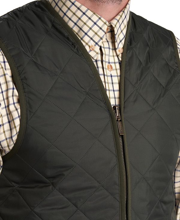 Barbour Quilted Zip-in Liner Olive/Ancient | BABO87516