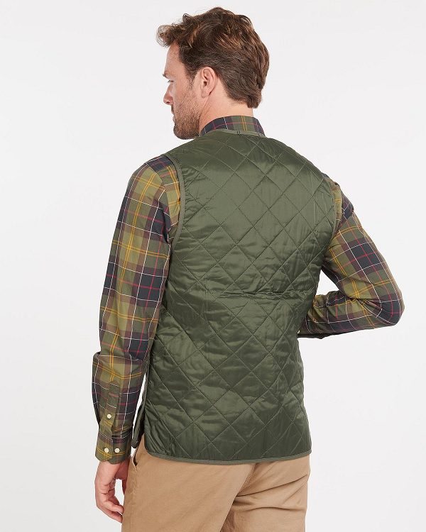 Barbour Quilted Zip-in Liner Olive/Classic | BABO87513