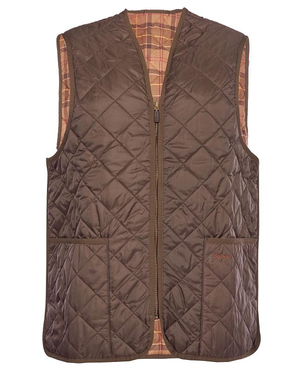 Barbour Quilted Zip-in Liner Rustic/Muted | BABO87512