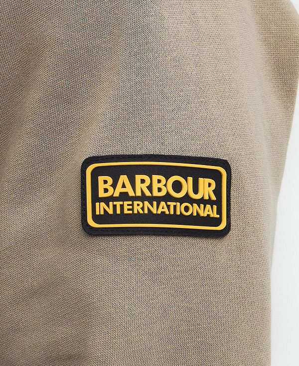 Barbour Racer Badge Sweatshirt Coriander | BABO88465