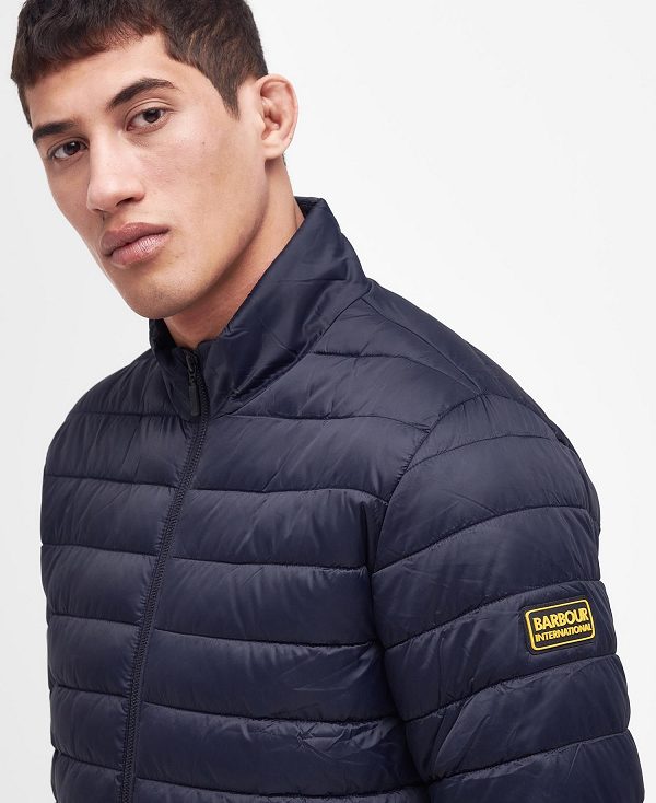 Barbour Racer Impeller Quilted Jacket Navy | BABO87308