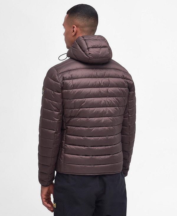 Barbour Racer Ouston Quilted Jacket Black | BABO87306